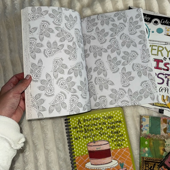 Colorful Assorted Notebooks and Coloring Books - Picture 5 of 5